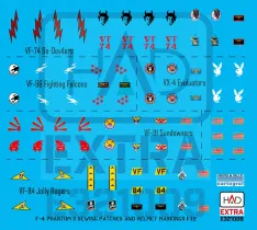 HUNE321009 F-4 Phantom II Pilot Helmet and Dress Sewing Markings