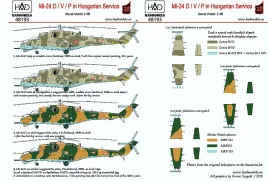 HUN48193 Mi-24D Hind-D ungarische Luftwaffe