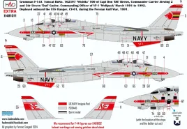 HUNE481011 F-14A Tomcat VF-1 Wolfpack