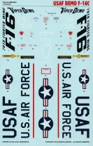 CD32028 F-16C Block 50 Fighting Falcon U.S. Air Force 2024 Demo Jet