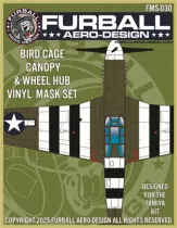 FMS4830 P-51B Mustang Maskierfolie
