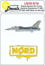 LN32-D18 F-16BM Block 20 Fighting Falcon NØRD