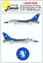 LN48-D26 F-16AM Block 20 Fighting Falcon 60 Years Esk 730