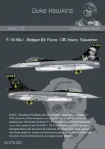 DHD72003 F-16AM Block 20 Fighting Falcon