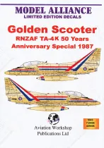 MAL72906 TA-4K Skyhawk Golden Scooter