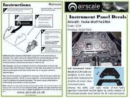 AS24FWA Fw 190 A Instrument Panel