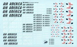 MG48034 AIR AMERICA Schriftzüge und US-Flaggen