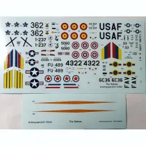 ACD72032 F-86 Sabre & Canadair Sabre in Worldwide Service