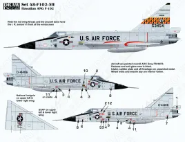 DRD4819 F-102A Delta Dagger Hawaii Air National Guard