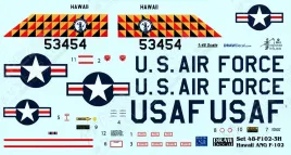 DRD4819 F-102A Delta Dagger Hawaii Air National Guard