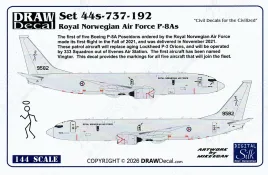 DRD4425 P-8A Poseidon norwegische Luftwaffe