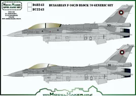 MOD72243 F-16C/D Block 70 Fighting Falcon bulgarische Luftwaffe