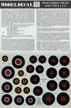 MDC103 Britische Kokarden 1938 - 1947 Typen B, C und C1