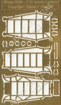 FP72150 Mirage III/Kfir F-21 Access Ladders