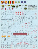 DCD3265 F-/TF-104G Starfighter Stencils in Englisch
