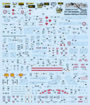 DCD4865 F-/TF-104G Starfighter Stencils in English
