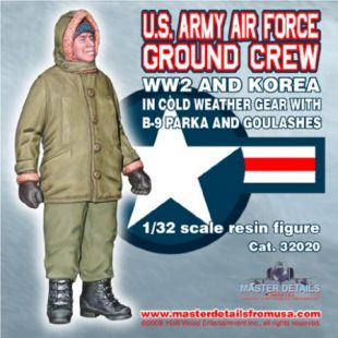 MD32020 Ground Crew USAAF, WW II and Korea
