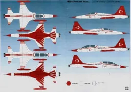 AID7209 NF-5A/B Freedom Fighter Turkish Stars
