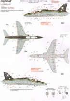 XD32037 Hawk T.1A Sonderanstriche 4 FTS & 100 Sqn RAF