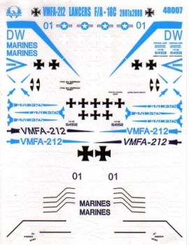 PHD4807 F/A-18C Hornet VMFA-212 Lancers