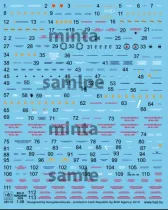 HUN32035 MiG-23 Flogger Hungarian Air Force Stencils