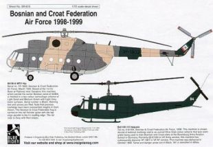 BR7815 Mi-8 und UH-1, Luftwaffe der bosnisch-kroatischen Föderat