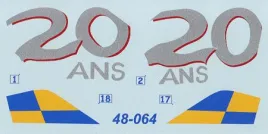 SY48064 Mirage 2000N Anniversary Finish EC1/4 Dauphine