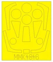 MMK4846 Saab 32 Lansen Maskierfolie