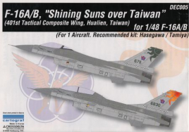 CDD4805 F-16A/B Fighting Falcon Shining Suns over Taiwan