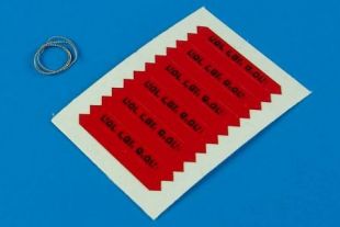 AB32011 Remove before Flight Flags (IDF) with black lettering