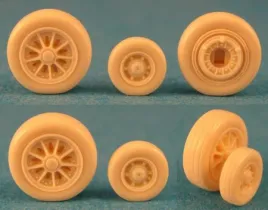RR48055 F-104 Starfighter Weighted Wheels (late Version)