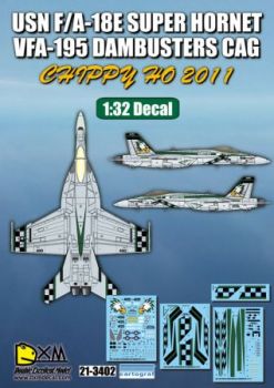 DXM32002 F/A-18E Super Hornet Chippy Ho VFA-195 Dambusters