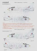 XD72096 Lightning F.1/1A/2/2A/3/6 und T.4/5: Warn- und Wartungshinweise