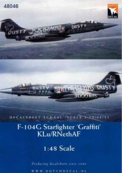 DD48046 F-104G Starfighter Dutch Graffiti