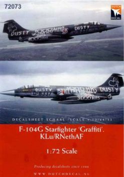 DD72073 F-104G Starfighter Dutch Graffiti