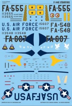 CD48017 F-94C Starfire U.S. Air Force 1953-1956
