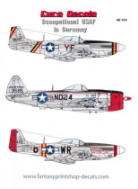 EU48104 P-51D Mustang & F-47D Thunderbolt Occupational USAF in Germany