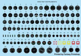 AS32RAFA Cockpit Instruments for RAF Aircraft WW II