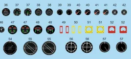 AS32RAFA Cockpit Instruments for RAF Aircraft WW II