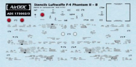 ADMS733 RF-4E Phantom II Stencils Norm 72