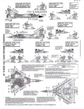 BD48011 Mirage 2000C RDI/RDM & Mirage 2000-5F