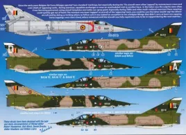 DCD4866 Mirage 5BA/BD/BR belgische Luftwaffe