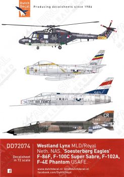 DD72074 Lynx Royal Netherlands Navy & USAFE Soesterberg Jets