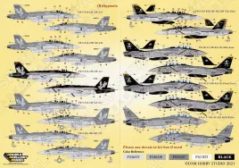 DXM14014 U.S. Navy Tomcats, Hornets, Super Hornets & Growlers