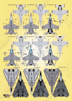 DXM14014 U.S. Navy Tomcats, Hornets, Super Hornets & Growlers