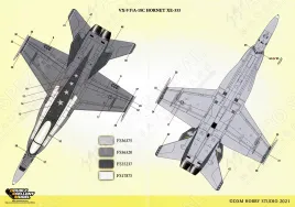 DXM32015 F/A-18C Hornet VX-9 Vampires