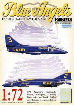 DXM72045 U.S. Navy Aerobatic Team Blue Angels F-4J & A-4E