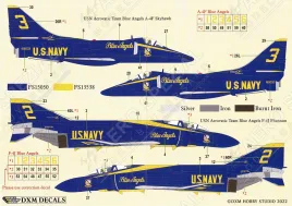 DXM72045 A-4F Skyhawk & F-4J Phantom II Blue Angels