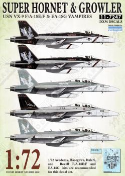 DXM72047 F/A-18E/F Super Hornet & EA-18G Growler VX-9 Vampires