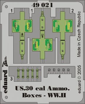 ED49021 Ammunition Boxes USA WW II cal. 0.30